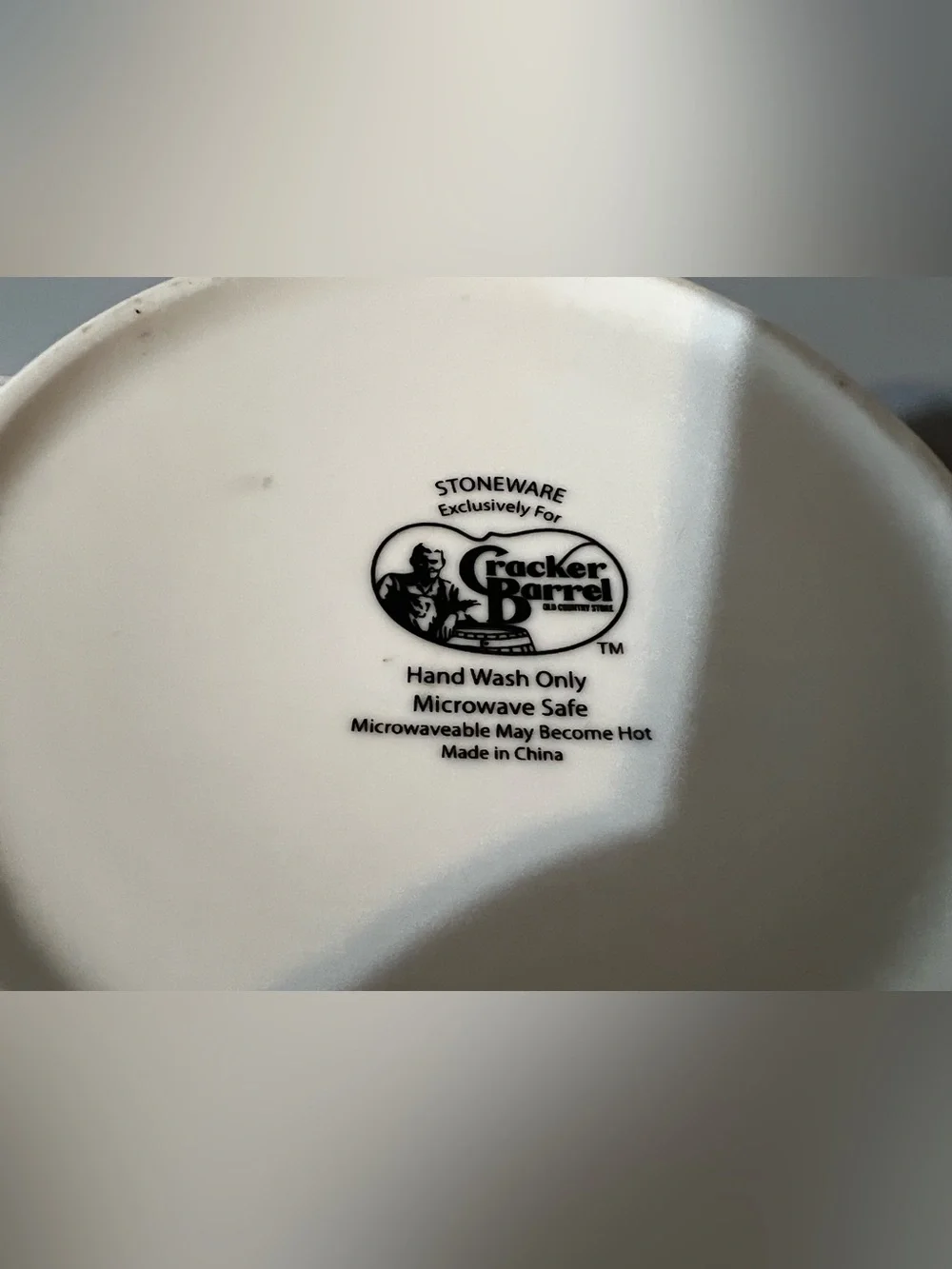 Cracker Barrel stoneware mug 17 oz Unicorn mood cup